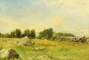 Gustaf Rydberg Rocky hill France oil painting artist